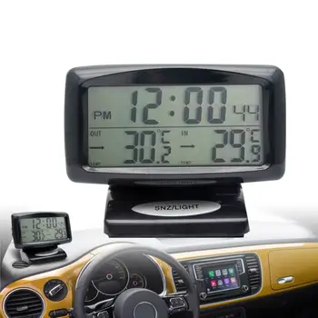 

Car Digital Compass With Clock In/Out Thermometer Calendar Function Luminous New