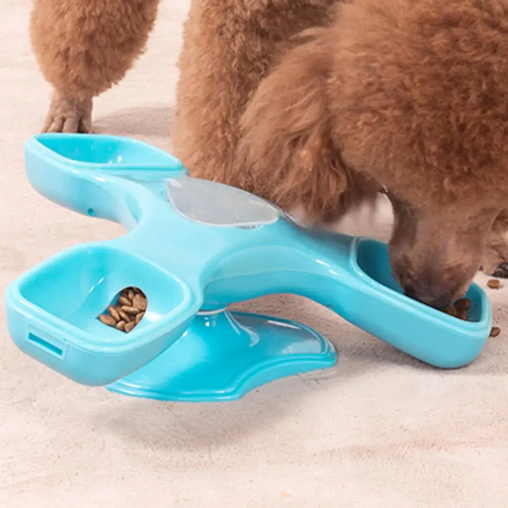 

Pet Puzzle IQ Educational Toys Slow Feeding Food Bowl Windmill Rotating Large Capacity Feeder Training Toy Pet Supplies