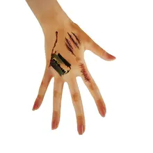 5 шт. Хэллоуин лезвие ужасная рана реалистичные Bloodstain шрам-наклейки татуировки чернила красота реалистичные повреждения крови Шрам ложные