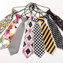 Новинка года студент детская Печатных Полиэфирная линия для выступлений повседневное маленьких мультфильм маленький галстук с фабрики