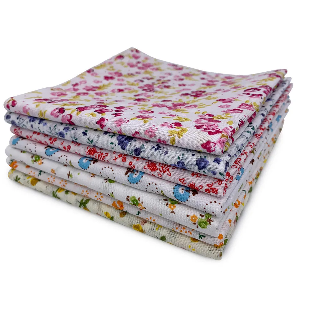 50x50 см, 7 шт./лот, новинка, Цветочная серия, саржевая хлопковая ткань, Лоскутная Ткань, сделай сам, для шитья, для шитья, для жировых четвертей, материал для ребенка и ребенка