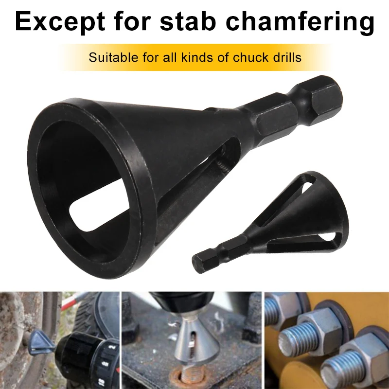 

Stainless Steel Hex Shank Drill Bit Tool Deburring External Chamfer Remove Burr Repairs Tools WXV Sale