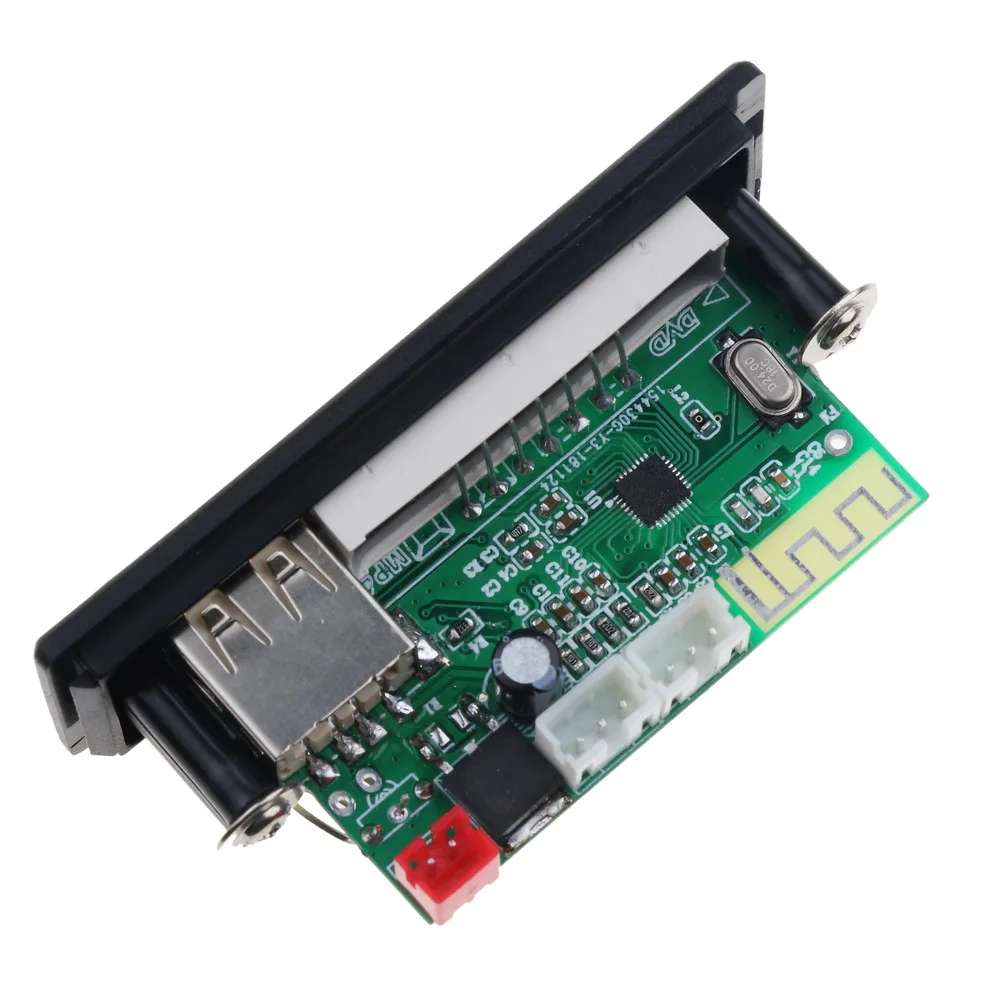 Kebidu беспроводной Bluetooth 5в 12в светодиодный дисплей MP3 WMA WAV декодер плата USB FM TF Аудио