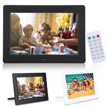 8 дюймов цифровая фоторамка 1280*800 рамка для фотографий поддержка будильника плеер альбом дистанционное управление ips экран белый черный опционально