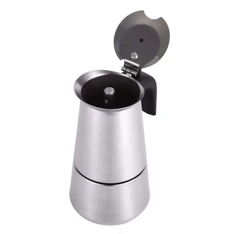 Нержавеющая сталь Moka Кофеварка Mocha эспрессо латте плита фильтр кофейник Percolator