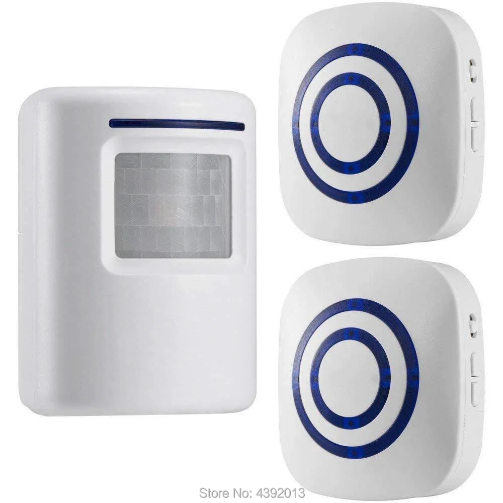Wireless Motion Sensor Detector Gate Entry Door Bell Welcome Chime Alert Alarm EU Plug Smart Home Security Driveway Alarm Wireless Motion Sensor Detector Gate Entry Door Bell Welcome Chime Alert Alarm EU Plug Smart Home Security Driveway Alarm