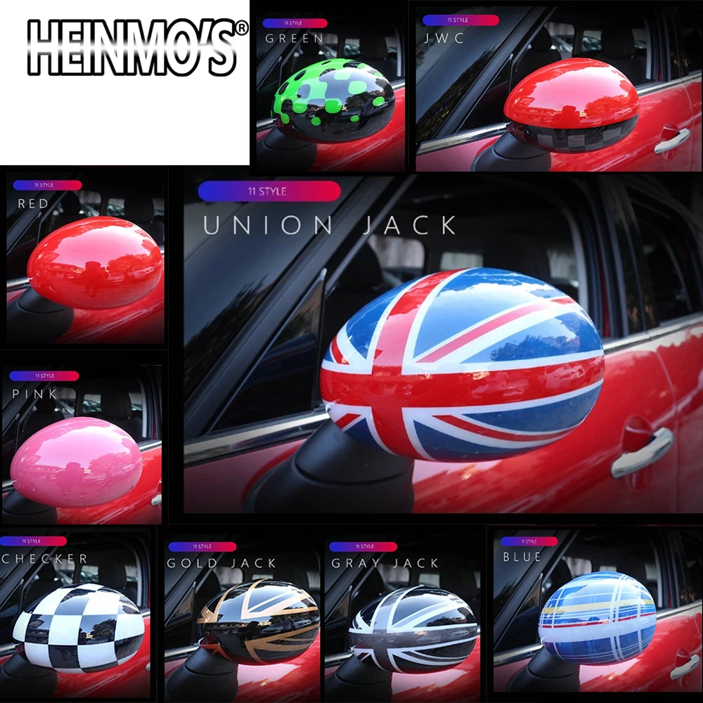 

For MINI Countryman Clubman R55 R57 R58 R59 R60 R61 Car Styling Rearview Mirror Sticker Cover For MINI Cooper R56 Accessories