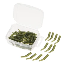 50 шт./лот рыболовные снасти Aligner Карп рукав для рыболовного крючка установка для волос линии Карп Aligner рукава Мягкая анти клубок рыболовные принадлежности