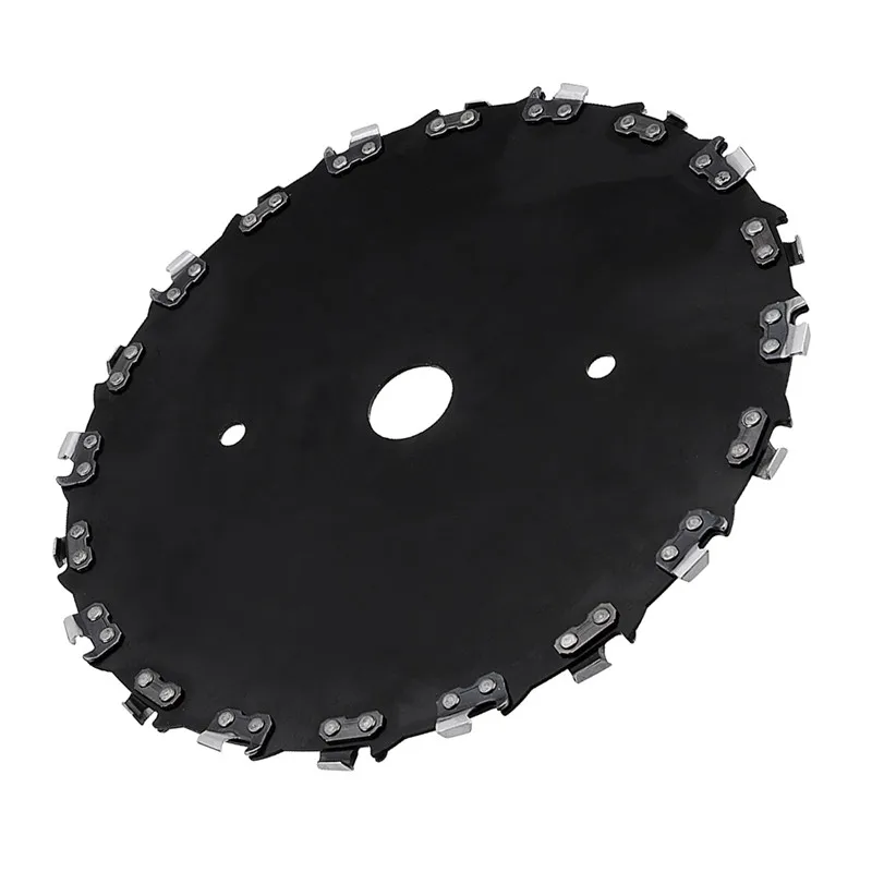 

New 230mm Brushcutter Blade Replacement Brushcutter Saw Blade with Chain Max Speed 10000rpm For Trimmer Lawnmover