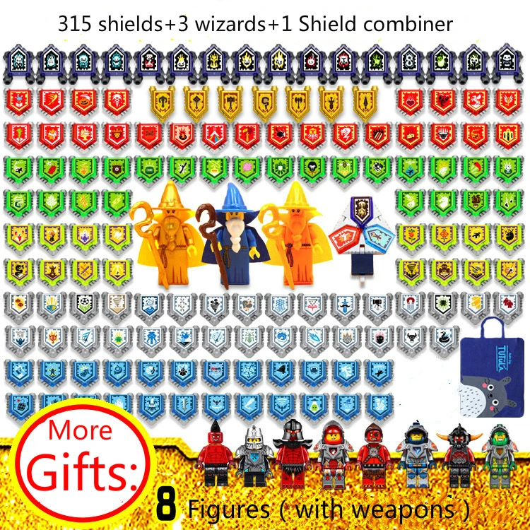 

Nexus Knights Game Essential Rare Shields Jestro Magic Books Figures Building Blocks Bricks KIDS Gifts Model Toys