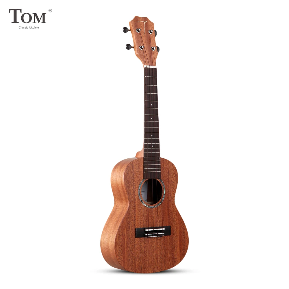 

TOM TUC - 230 23 Inch Acoustic Ukulele BE Strings Mahogany Wood Okoume Ukulele Neck With Carrying Bag