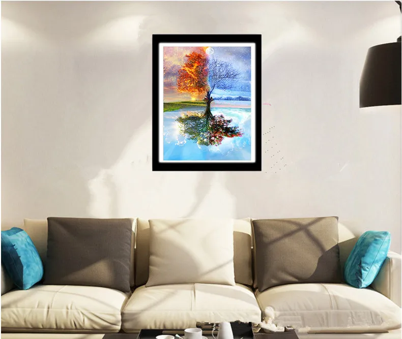 Новый DIY Home Decor Craft 5D Бриллиантовая вышивка с изображением дерева картина вышивки