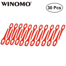 WINOMO-coupe gazon lames de tondeuse, à changement rapide, en plastique, 30 pièces