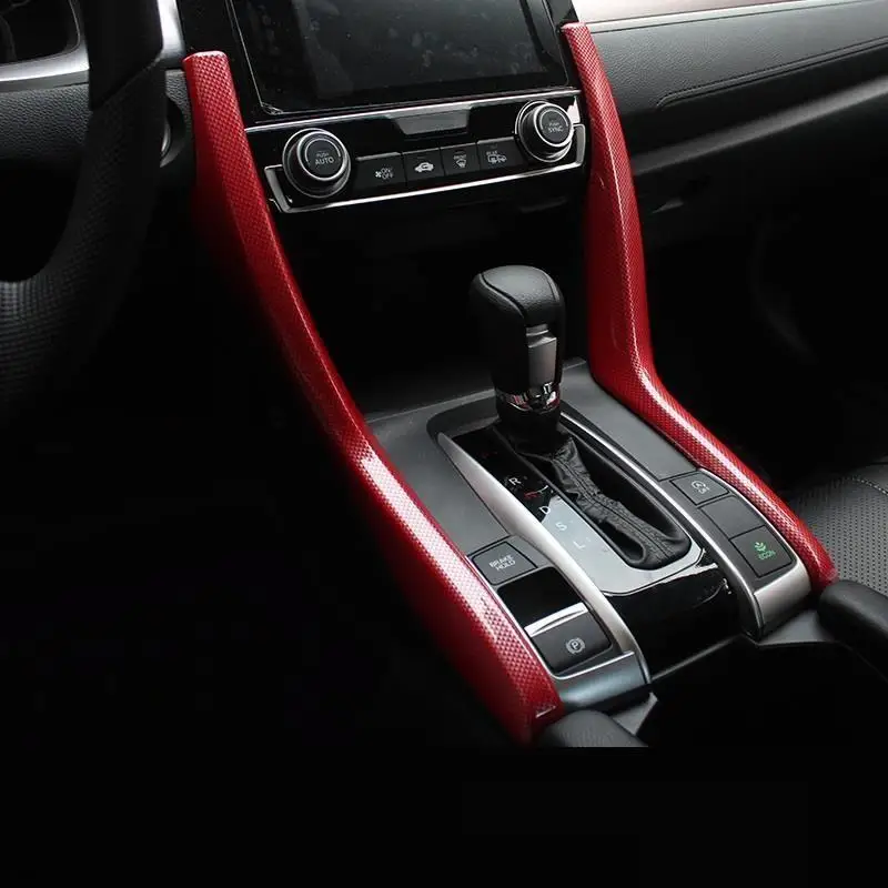 

Automobile Decorative Gear Interior High-Grade Car Styling Decoration Modification Parts Covers 16 17 FOR Honda Civic