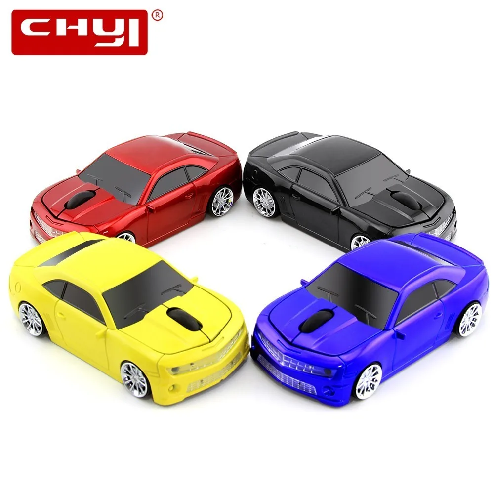 

CHYI 2.4Ghz Wireless Car Mouse With Usb Receiver Creative Cartoon Sport Car Wireless Computer Mause Maus 1600DPI Optical PC Mice