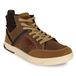 Ботинки на шнуровке; цвет коричневый