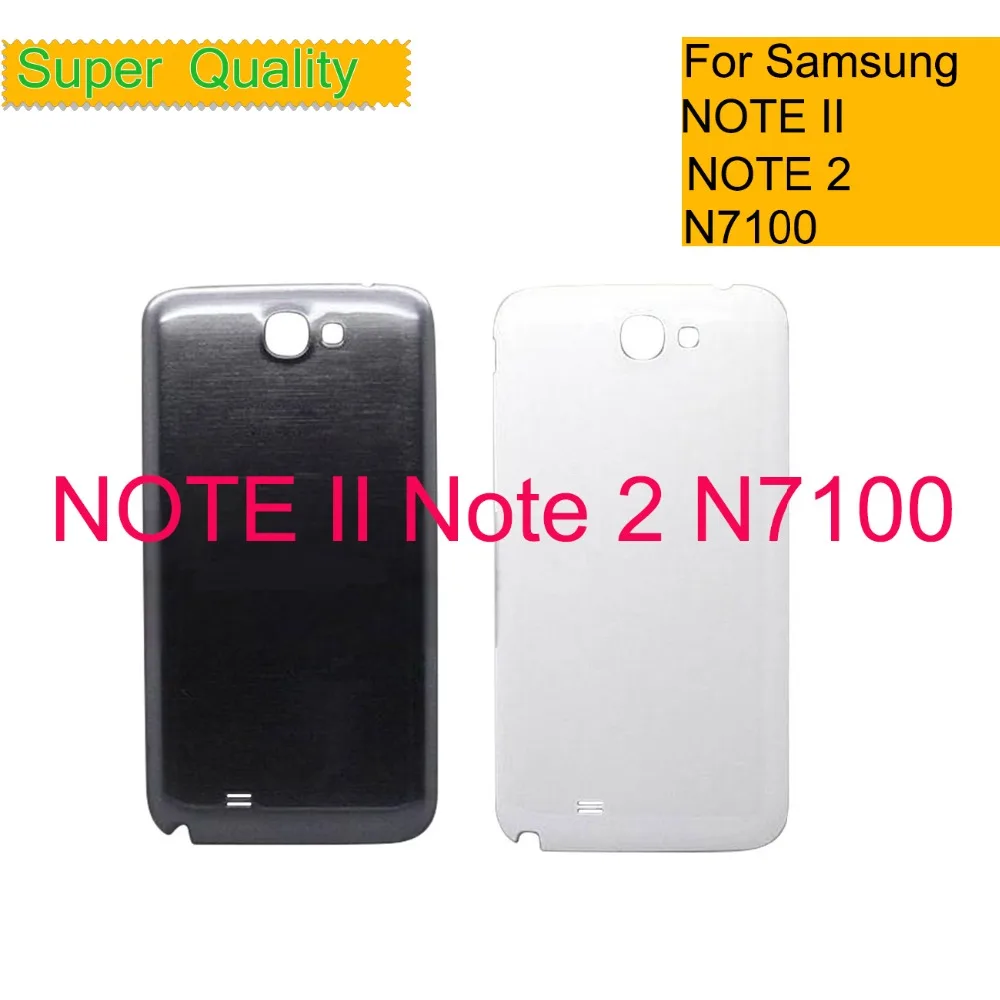 10Pcs/lot For Samsung Galaxy Note 2 N7100 N7105 N7108 i317 Housing Battery Cover Back Case Rear Door Chassis Shell | Мобильные