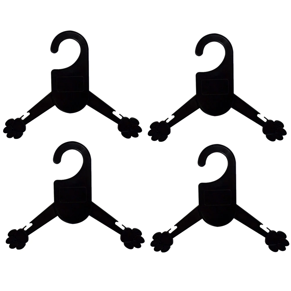 10pcs Hanger for pet clothes Plastic Paw Shape Pets Acessories Portable