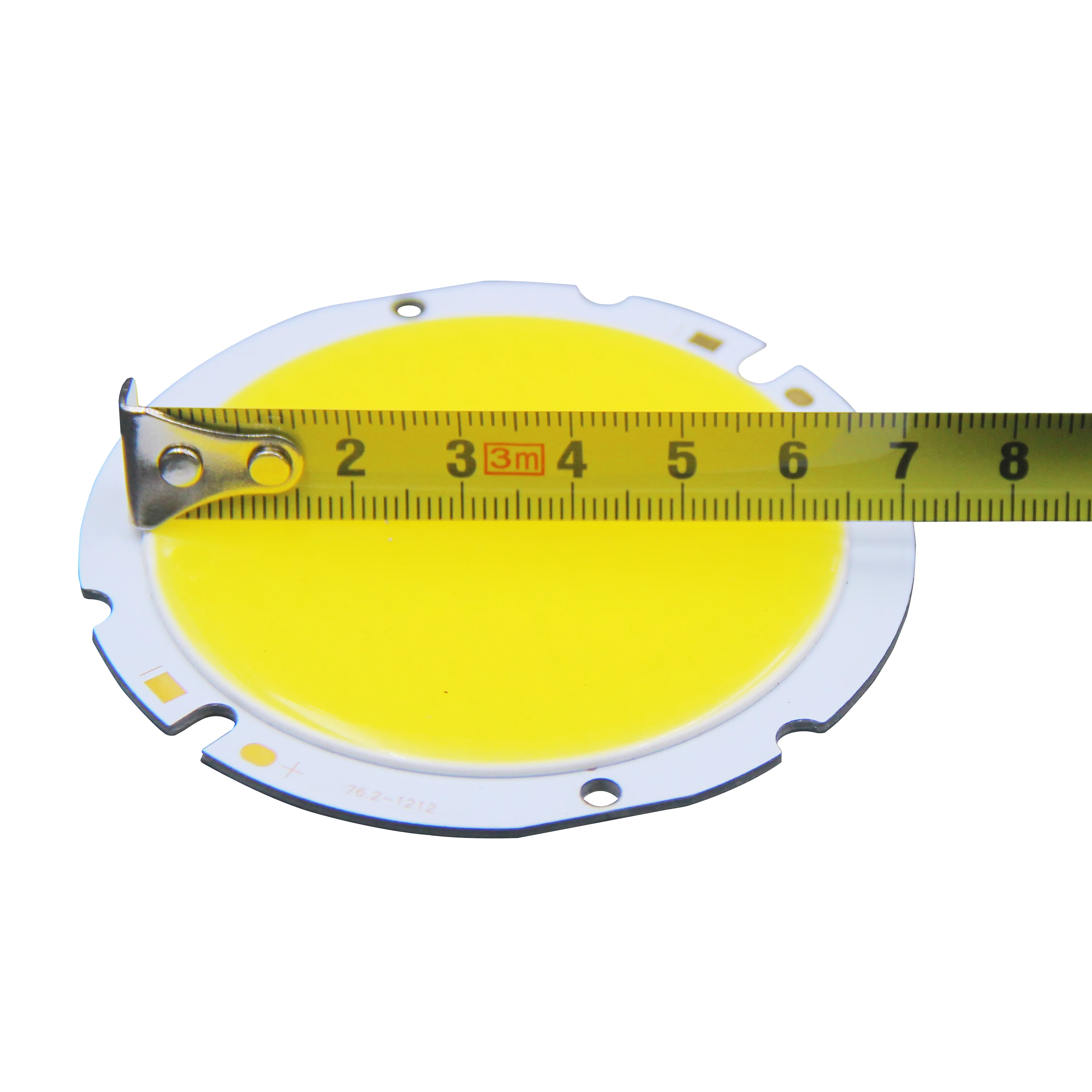 Новый 1 шт. 5 10 круглый чип COB DIY источник света 100лм/Вт 76 мм 64 led 4200k натуральный белый