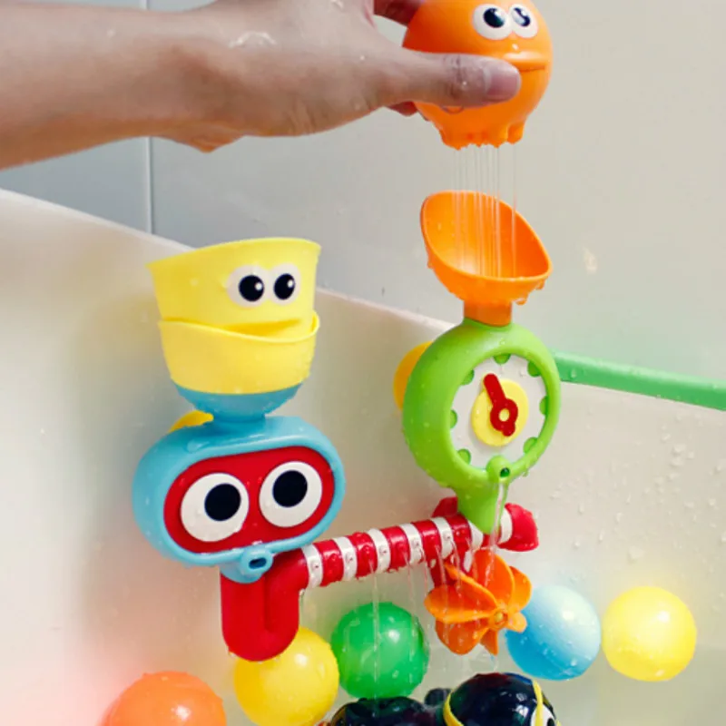 Mommy Baby Bathing Toys Shower Room Toy Kids Boys And girls bathroom water Play Game Bath Interactive Toys For Children