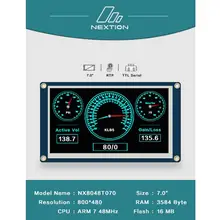 Nextion display NX8048T070-7," HMI интеллектуальная резистивная сенсорная панель USART TFT lcd модуль работает с Raspberry Pi 2