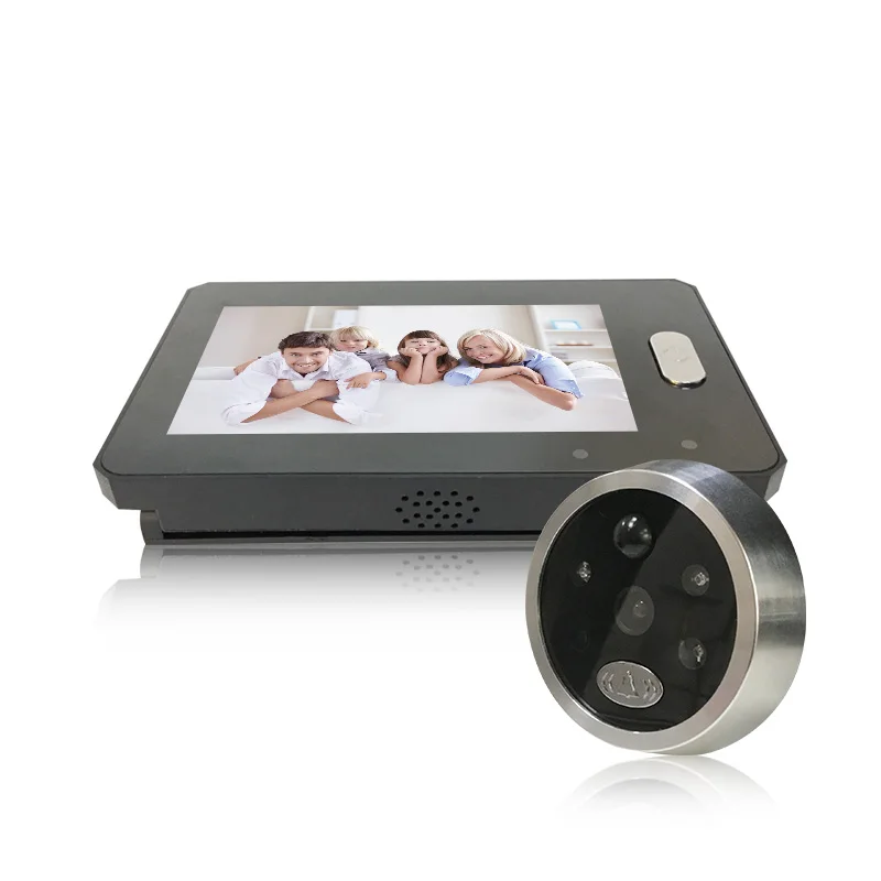

Saful 1.3M pixel Color Screen Door Camera Wide Angle Door Viewer Video Recording Motion Detect Peephole Camera Monitor for home