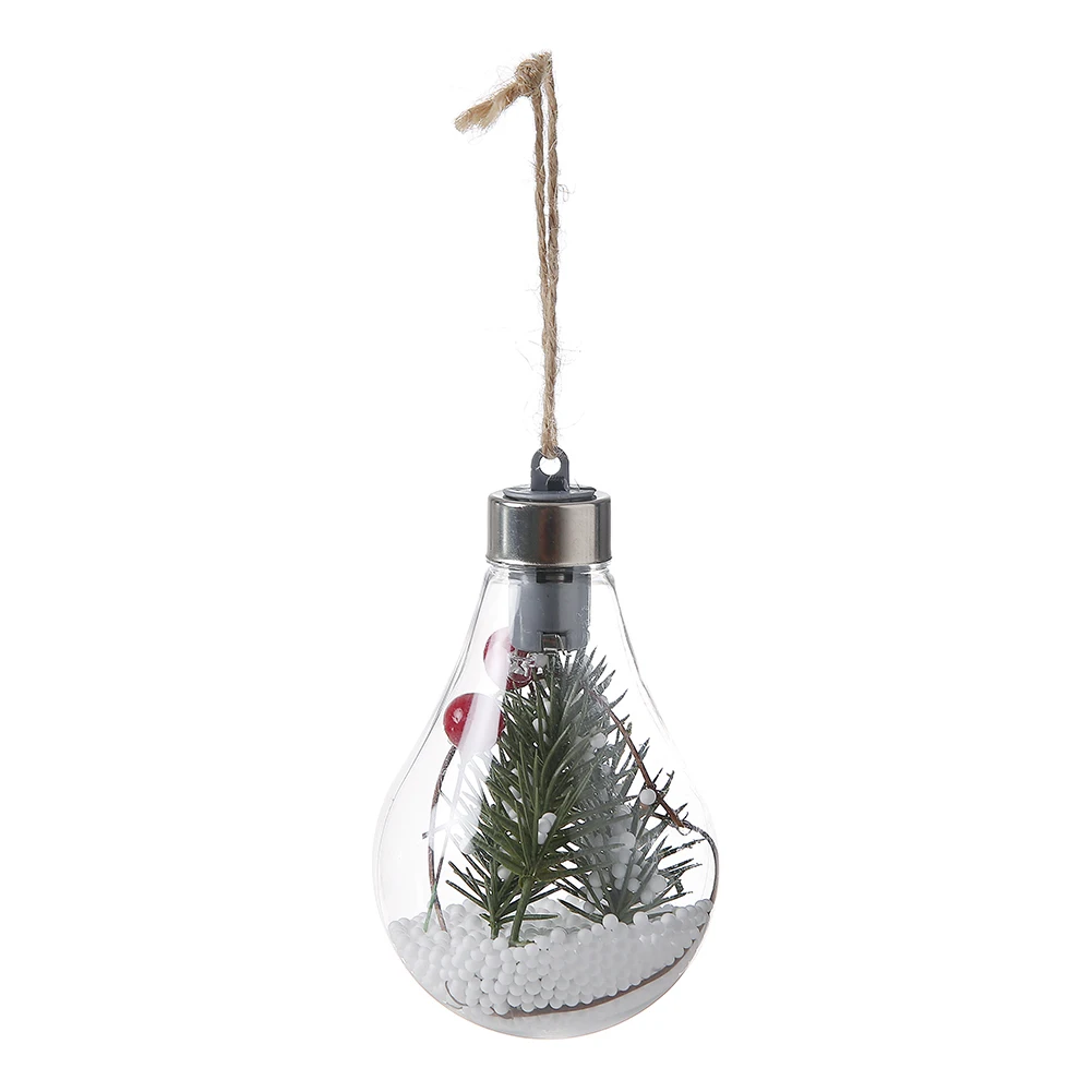DIY подвесной светильник Подвеска лампа с кнопкой батарея Подвеска для вечеринок декоративный свет Рождественские елки