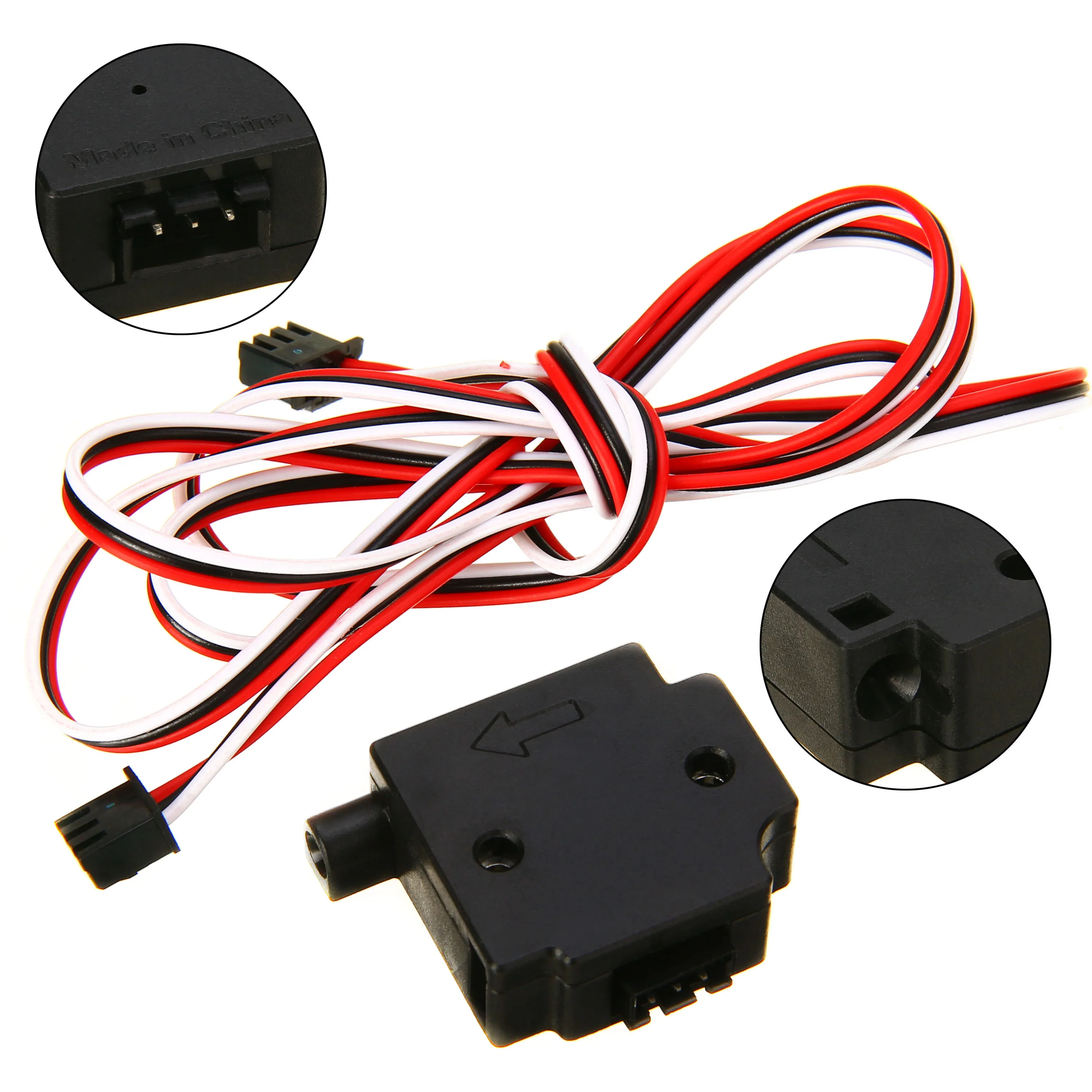 

3D Printer Parts Filament Break Detection Module With Cable Run-out Sensor Material Run-out Detector For RepRap CR-10 Prusa