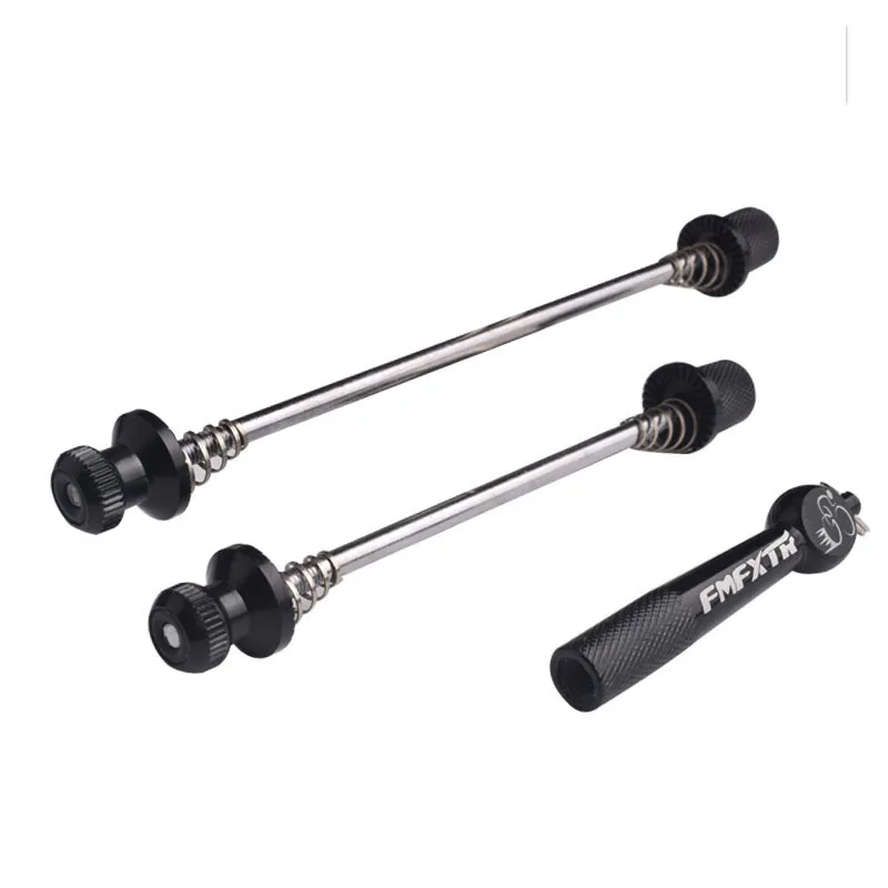 

Aluminum alloy Axle Bike Safety Quick Release Set Black Anti-theft Protection
