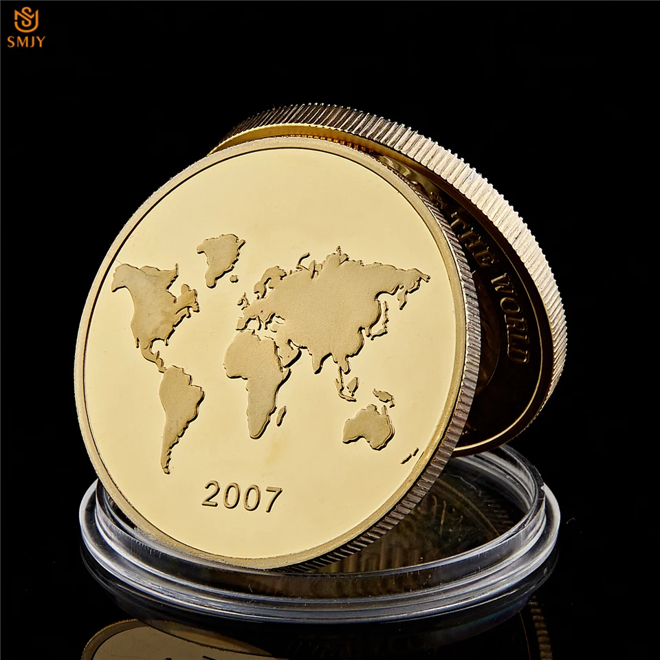 Мексика Chichen-Itza мир Семь чудес евро золото металл коллекционные монеты
