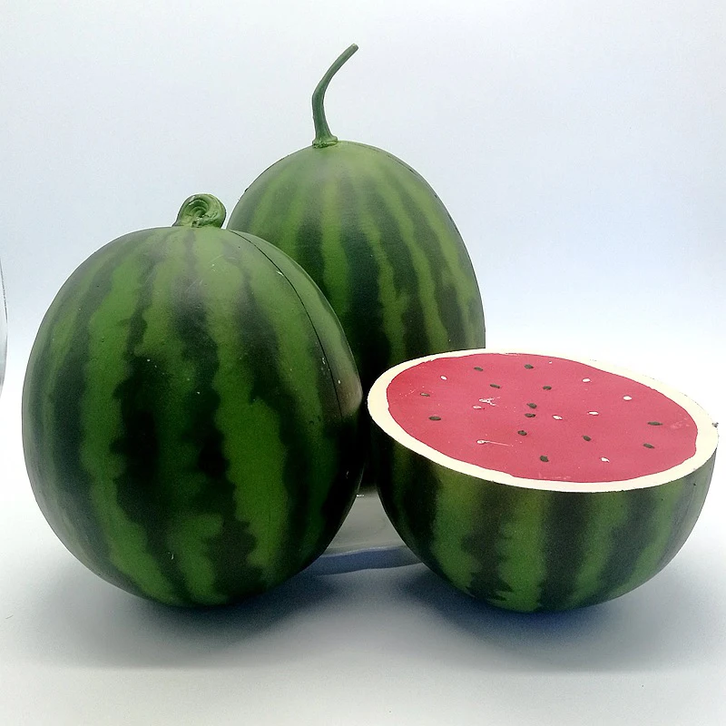 

Artificial Fake Plastic Simulated Fruit Watermelon Model Decompression Toy