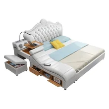 Dormitorio Mobili Box Letto Modern Ranza Bett Meuble De Maison Lit Enfant Leather Moderna Cama Mueble bedroom Furniture Bed