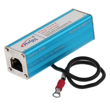 

RJ45 Gigabit Ethernet Network Surge Protector Thunder Lightning Arrester Gigabit Ethernet RJ-45 Lightning Surge Protection
