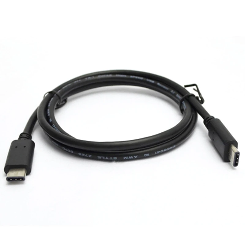 New type-c data line USB male to double head 1m mobile phone flat cable | Электроника