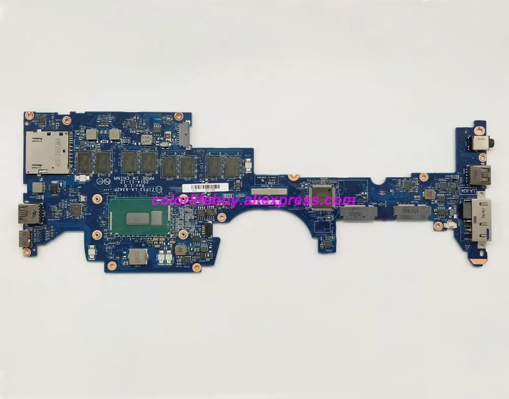 

Genuine FRU : 00HT789 w I3-5005U CPU 4G RAM LA-A342P Laptop Motherboard Mainboard for Lenovo Thinkpad S1 Yoga 12 NoteBook PC