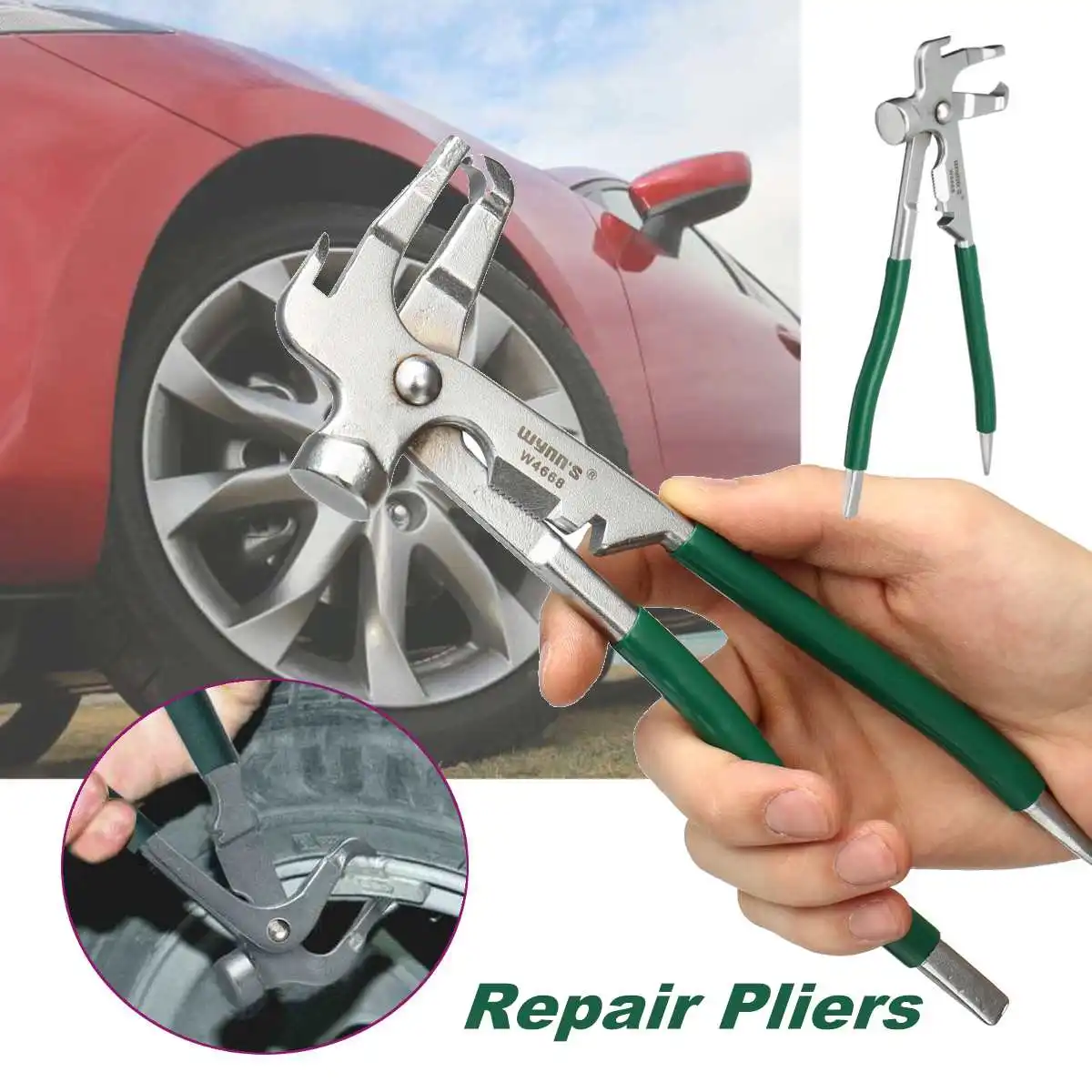 

Manual Car Wheel Clamp Hammer Tire Balancer Block Changer Removal Repair Plier Tool Tire Balancer DIY Car Repair Hand Tools
