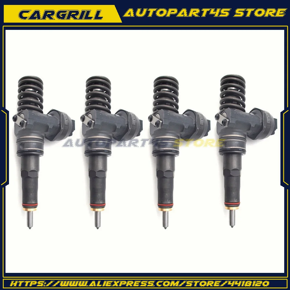 4х переработанный 038130073BA CD топливный инжектор для VW Passat Audi Skoda 1 9 TDI Bosch