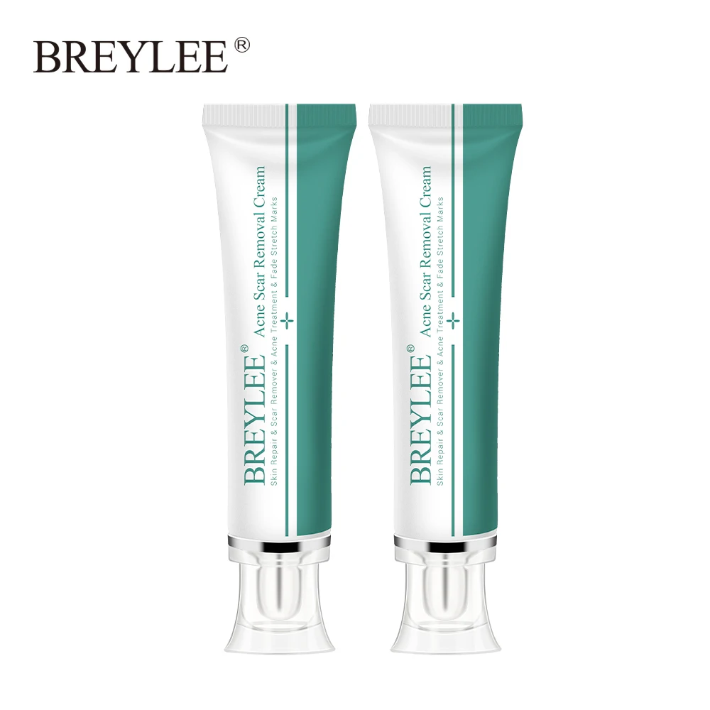 

Breylee 2pcs Acne Scar Removal Cream Face Cream Skin Repair Skin Care Scar Acne Treatment Remove Stretch Marks Whitening Cream