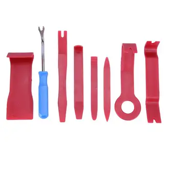 

8pcs Hard Plastic Auto Car Radio Panel Interior Door Clip Panel Trim Dashboard Removal Opening Tool Set DIY Car Repair Tool Kit