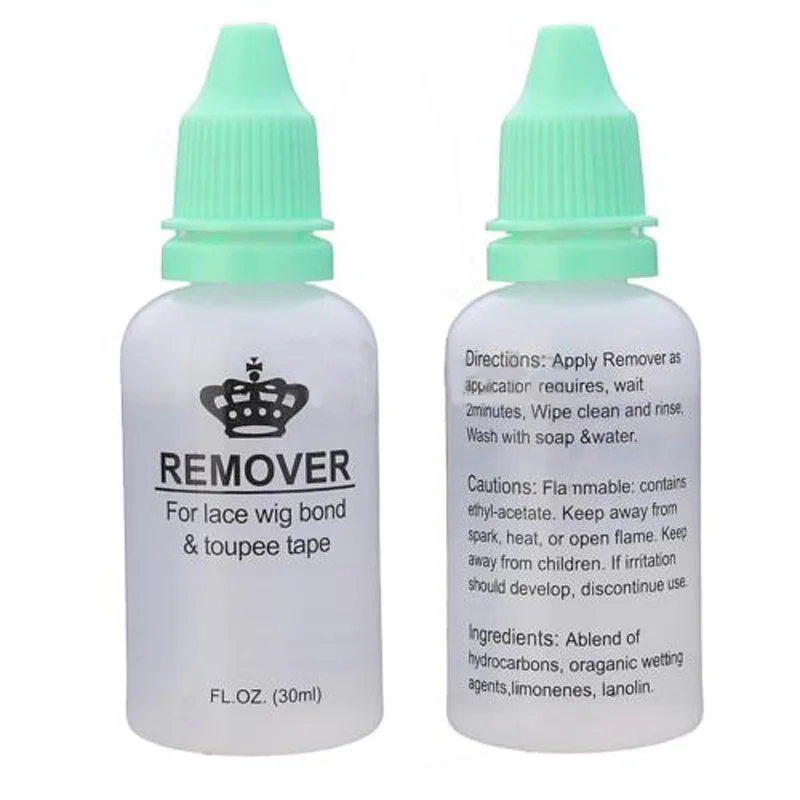 

1PC Clear Bottle Adhesive Hair Extensions Lace Wig Glue Bond Toupee Tape Remover for Toupee Hair 30ML New