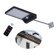 48 Светодиодный 450LM Солнечный лампы Человеческого Тела Индукции настенный светильник 3 режима затемнения Открытый Сад Двор Путь лампы с дистанционным Управление