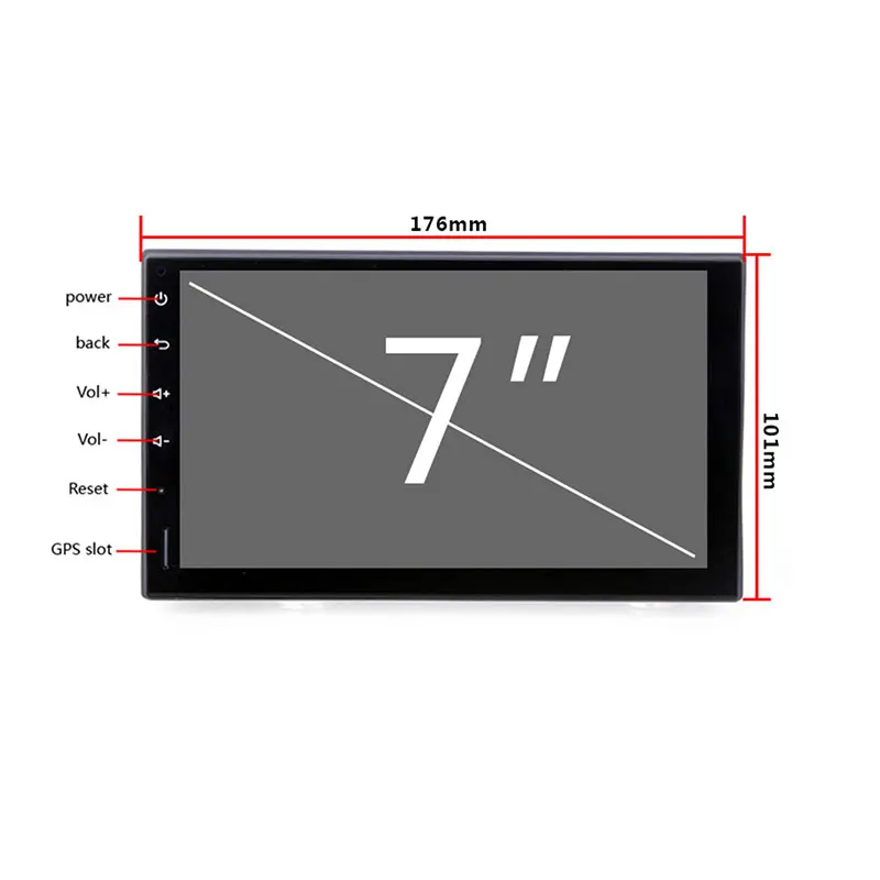 Flash Deal Dasaita Universal 7" Android 5.1 Car DVD GPS Player for Nissan with 2 din Autoandroid Radio Multimedia 5