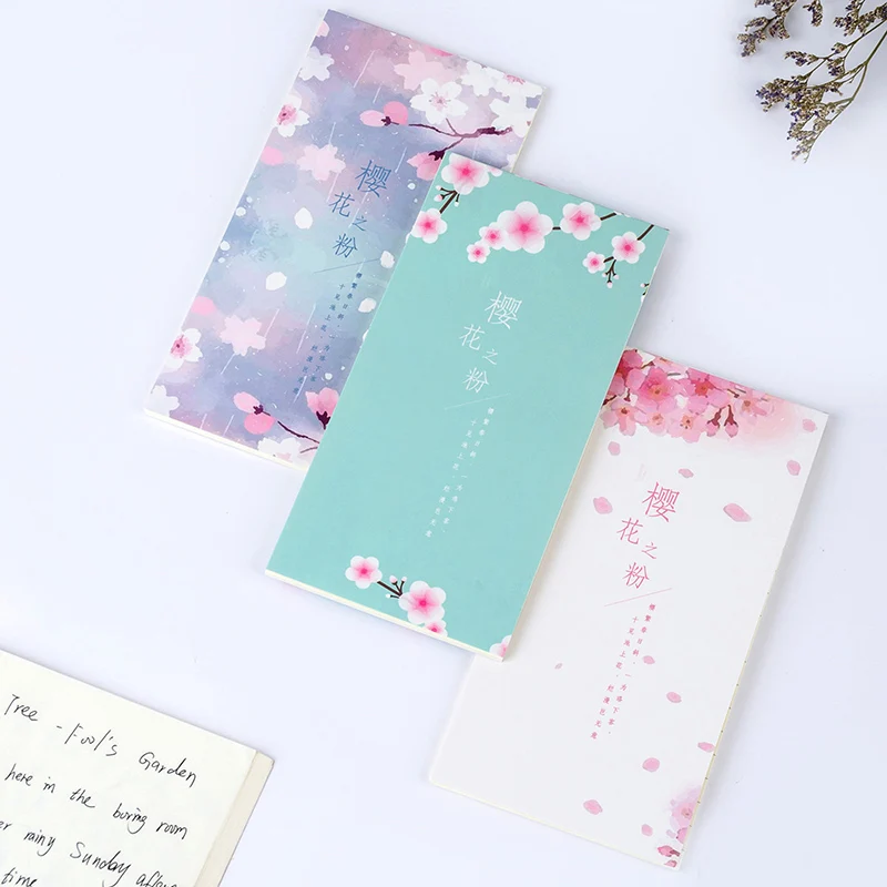 Новинка Вишневый блокнот Kawaii в полоску Bullet Journal записная книжка для детей подарок