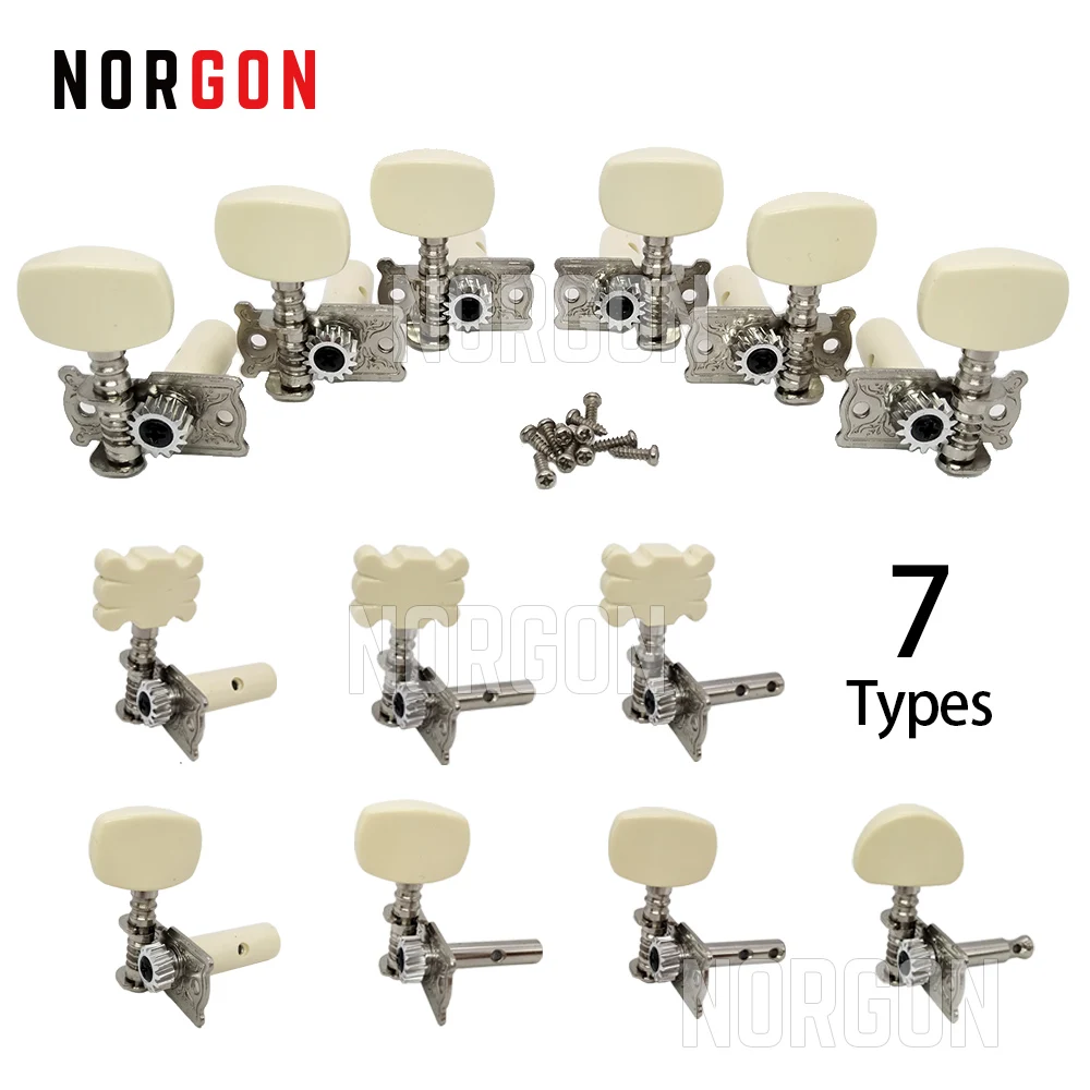 

Alice Guitar Machine Heads Parts and Accessories 7 Types Practice DIY Instruments 014 Tuning Pegs for Classical Acoustic Guitar