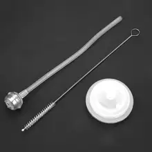 ESTINK силиконовая детская бутылка аксессуары набор щеточек чашки для кормления бутылочка соломы аксессуар стандартная широкая шея