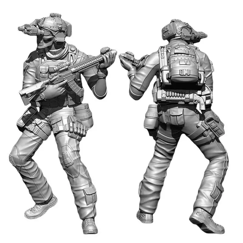

1:35 Scale Model Figures Resin Soldier Model DIY Assembling Toys Fashion Handicrafts Resin Soldier DIY3160