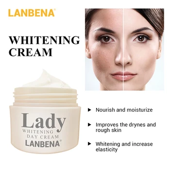 

LANBENA Whitening Face Cream Moisturizing Nourishing Hydrolyzed Pearl Anti Wrinkle Aging Repairing Smoothing Skin Care 35g