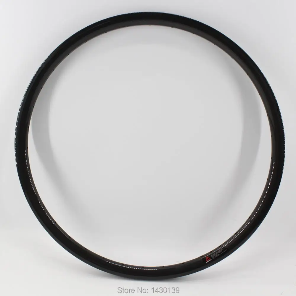 Clearance 2Pcs New 27.5" inch clincher rim Mountain bike 3K UD 12K full carbon fibre bicycle wheels rims MTB 27.5er 30mm width Free ship 1