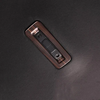 

My Good Car Trunk light button decorative frame patch tail box light button sticker For Toyota C-HR 2018 car Accessories