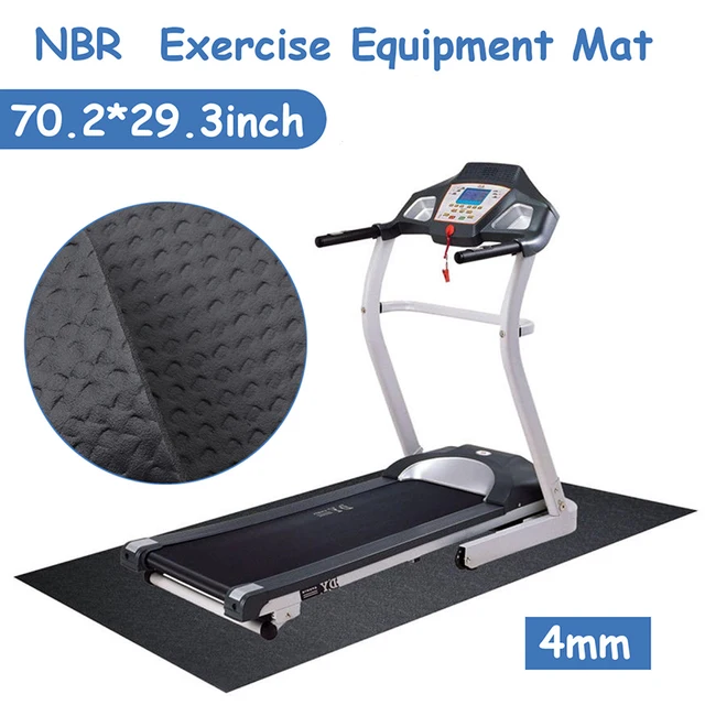 US $22.15 180x75cm NBR Exercise Mat Gym Fitness Equipment For Treadmill Bike Protect Floor Mat Running Machin